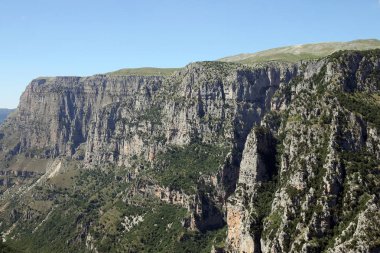 Vikos gorge manzara Yunanistan 