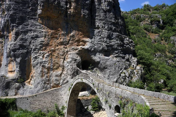 Kokkori Kamenný Most Řecko Epirus Zagoria — Stock fotografie