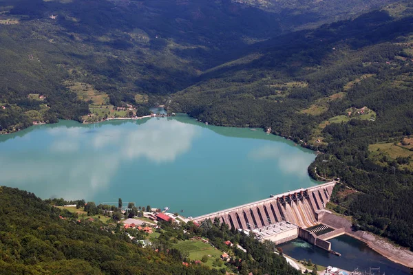 Drina 세르비아에 발전소 Perucac — 스톡 사진