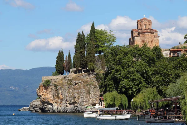 Jovan Kaneo Iglesia Ohrid Iglesia Ortodoxa Más Famosa Macedonia — Foto de Stock