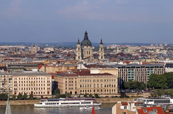 Saint Stephen Basilica Budapest Stadsbild Ungern — Stockfoto