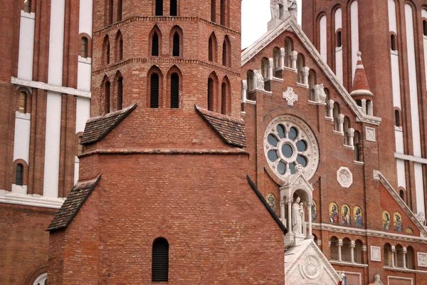 Iglesia Votiva Catedral Nuestra Señora Hungría Szeged Detalle — Foto de Stock