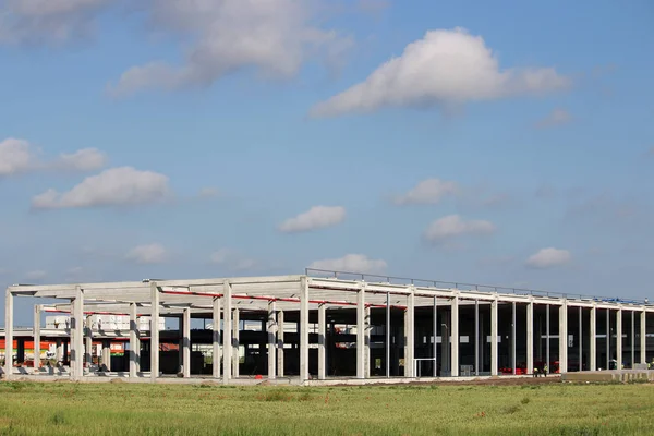 Factory Construction Site Workers Industry Zone — Stock Photo, Image