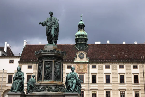 Monument to Emperor Franz I Hofburg Burgplatz Vienna Austria — Stock Photo, Image