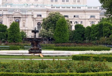 Volksgarten Viyana 'da çeşme