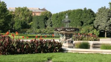 Volksgarten Viyana 'da çeşme