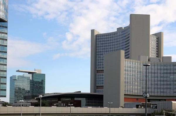 Το διεθνές κέντρο της Βιέννης τα κτίρια των Ηνωμένων Εθνών — Φωτογραφία Αρχείου