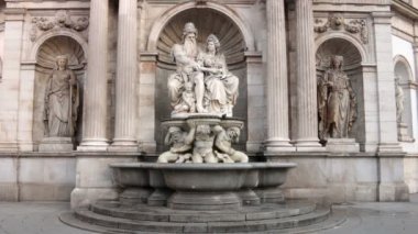 Viyana Avusturya'da Danubius fontain Albertina