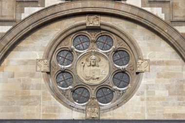 Assisi Kilisesi duvar detay Viyana Avusturya Saint Francis