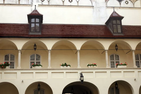 Bratislava old town hall wall detail — Stock Photo, Image