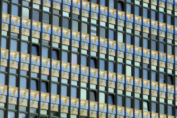 Edifício fachada parede e janelas detalhe Viena Áustria — Fotografia de Stock