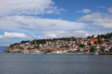 Ohri kasabası ve Ohri Gölü Kuzey Makedonya