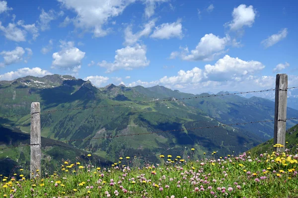 Stubnerkogel Montanhas Paisagem Áustria — Fotografia de Stock