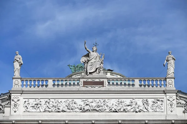 Hofburgtheater Österrikes Nationalteater Wien Österrike — Stockfoto