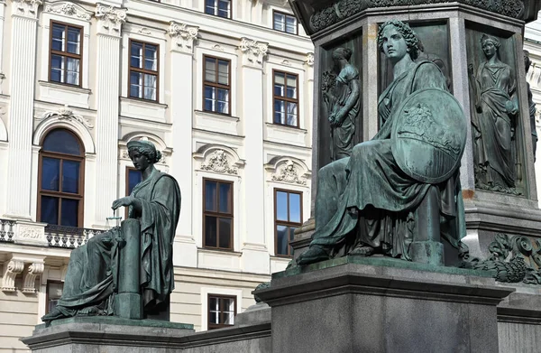 Μνημείο Του Αυτοκράτορα Φραγκίσκου Λεπτομέρεια Στη Βιέννη Αυστρία — Φωτογραφία Αρχείου