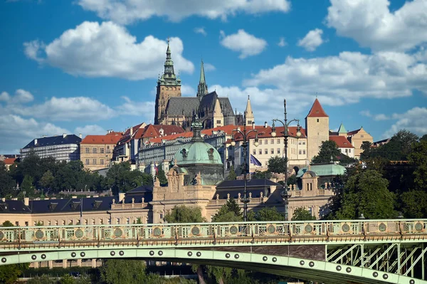 Çek Cumhuriyeti Nde Prag Kalesi Manzarası — Stok fotoğraf