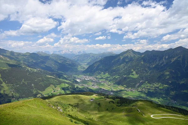 Bad Hofgastein Stads Berglandschap Oostenrijk — Stockfoto