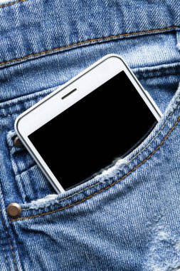 Kot pantolon cebinde Smartphone