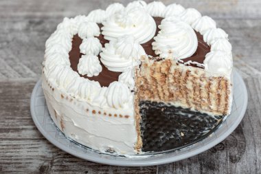 Hmemade pasta vanilya ve çikolata