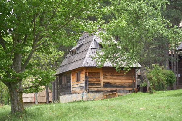 Villaggio Etnico Sirogojno Zlatibor Serbia — Foto Stock