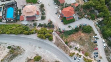 Lefkada adası, güzel turkuaz deniz - Grece, İyon Denizi