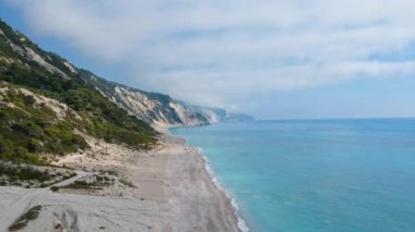 Lefkada adası, güzel turkuaz deniz - Grece, İyon Denizi