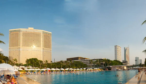 Pattaya Thajského Království Prosinec 2018 Lidé Relaxovat Bazénu Hotelu Ambassador Royalty Free Stock Obrázky