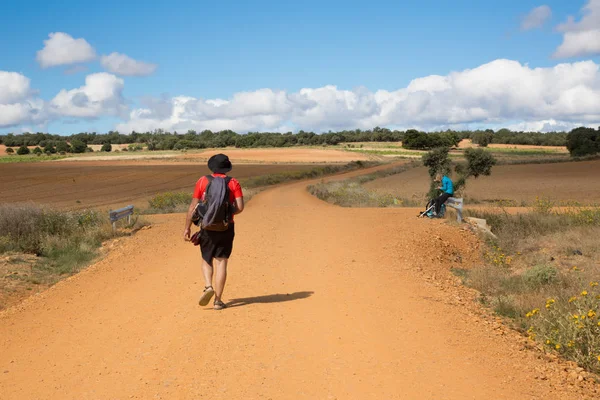 Camino de Santiago (İspanya), İspanyol meseta Aziz, şekilde boyunca yürüyüş bazı hacılar