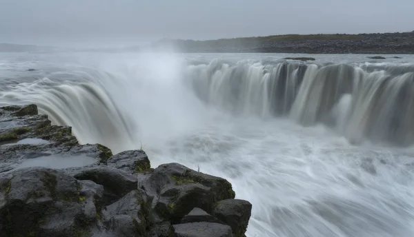 Selfoss Wodospad Parku Narodowego Vatnajökull Północno Wschodniej Części Islandii — Zdjęcie stockowe