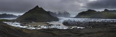 jokulsarlon buzul Gölü yüzer icebergs tam güzel fotoğraf