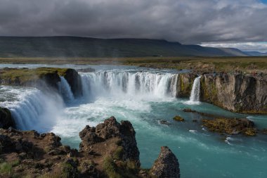 Godafoss, İzlanda 'nın en ünlü şelalelerinden biri.