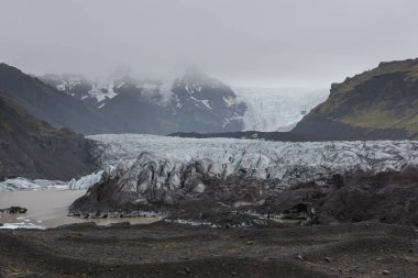vatnajokull buzul, İzlanda, donmuş manzara