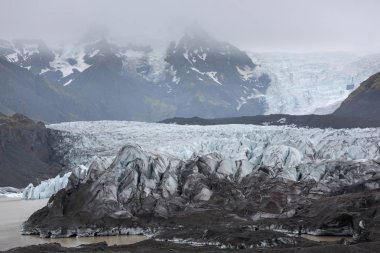 Skaftafell Buzulu, İzlanda Vatnajokull Ulusal Parkı