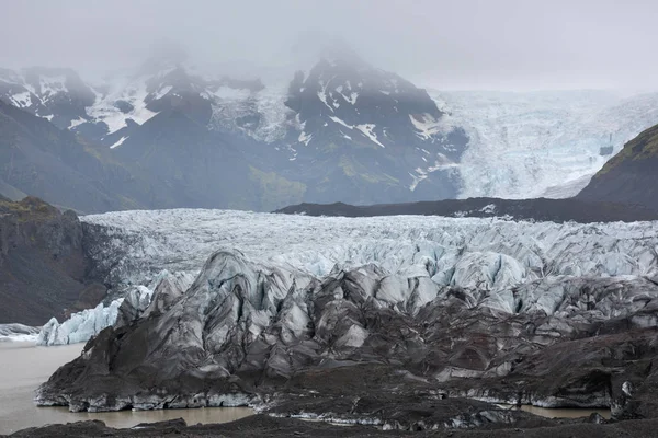 Παγετώνας Skaftafell Εθνικό Πάρκο Vatnajokull Στην Ισλανδία — Φωτογραφία Αρχείου