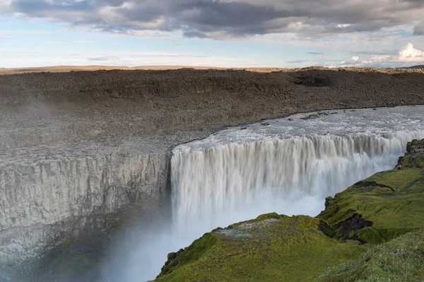 Panoramic View Dettifoss Iceland — Stock Photo, Image
