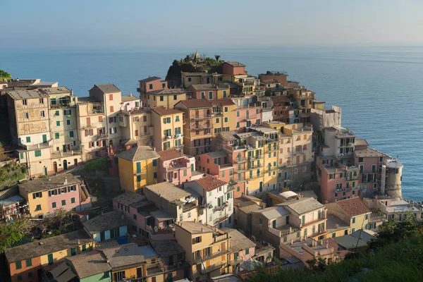 Manarola Bela Aldeia Cinque Terre Ligúria Itália — Fotografia de Stock