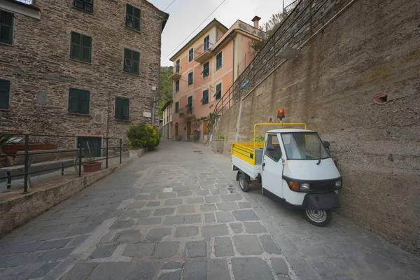 Οδός Ένα Παραδοσιακό Ιταλικό Χωριό Manarola Cinque Terre Ιταλία — Φωτογραφία Αρχείου