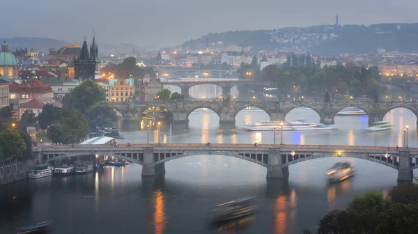 Berühmte Ikone Der Karlsbrücke Prag Tschechische Republik Konzept Von Weltreisen — Stockfoto