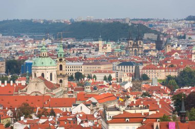 Prague, Çek Cumhuriyeti tarihi merkezinin güzel manzara