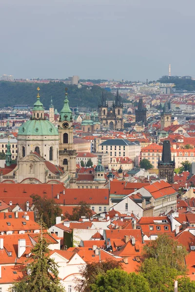 Praga Vista Aérea Ciudad — Foto de Stock