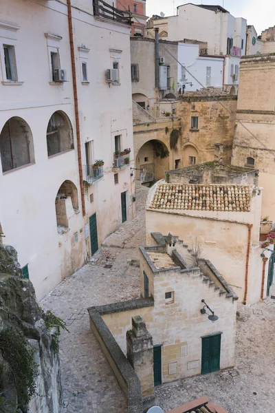 Nejlepší Výhled Panorama Matera Panorama Matera Matera Hlavní Město Kultury — Stock fotografie