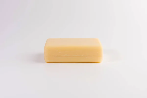 Kus Tělové Mýdlo Izolovaných Bílém Pozadí — Stock fotografie