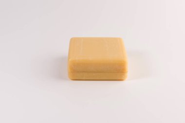 bej pembe beyaz bir arka plan üzerinde izole parçası