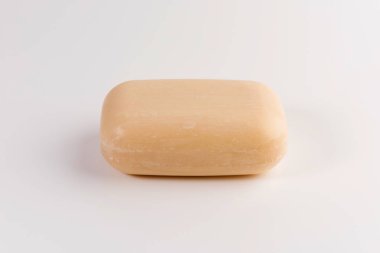 bej pembe beyaz bir arka plan üzerinde izole parçası