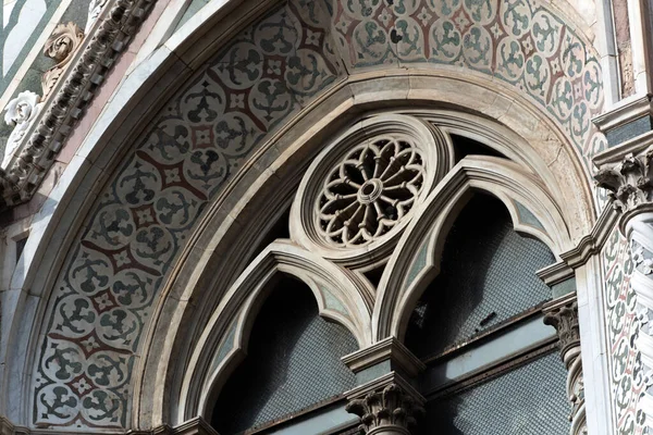 Detalhe Arquitetônico Catedral Florença Santa Maria Das Flores Património Mundial — Fotografia de Stock