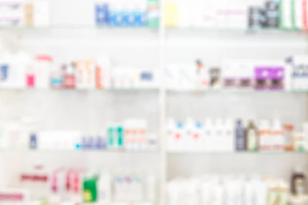 Store Pharmacy Shelf Drug Medical Shop Drugstore Background Medication Blank — Stock Photo, Image