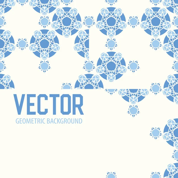 Geometric tiles decoration background — Stock Vector