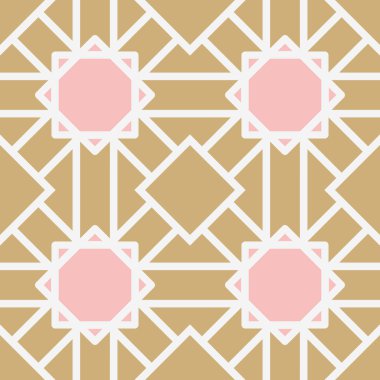 Vektör Asya Geometrik Deseni