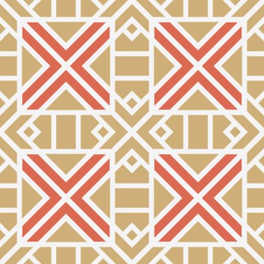 Vektör Asya Geometrik Deseni