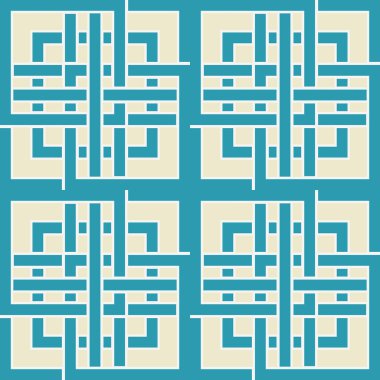 Vektör Asya Geometrik Deseni